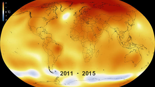 Five-Year Global Temperature Anomalies from 2011 to 2015-20160120-NASA.jpg - 日誌用相簿