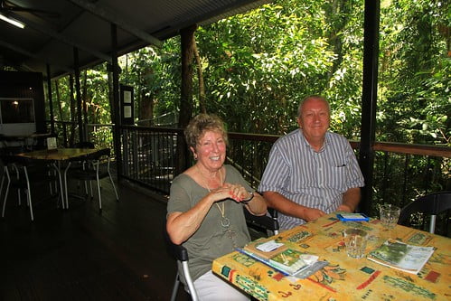 壓縮-澳洲昆士蘭 Daintree Discovery Centre-與經營者Ron及Pam夫妻座談-20141119-賴鵬智攝-6-min