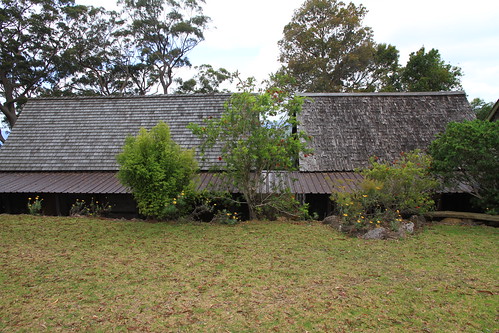 澳洲昆士蘭-Binna Burra Sky Lodges舊山莊已整修及未整修屋頂外觀-20141121-賴鵬智攝