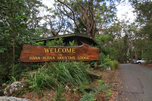 澳洲昆士蘭-Binna Burra Sky Lodges-歡迎光臨標牌-20141121-賴鵬智攝