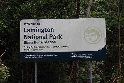 澳洲昆士蘭-Lamington NP the Binna Burra section國家公園標誌及告示牌-20141121-賴鵬智攝