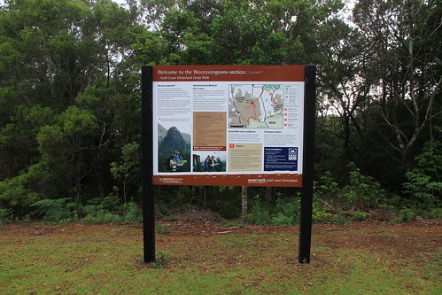 澳洲昆士蘭-Lamington NP the Woonoongora section解說看板-20141121-賴鵬智攝-1
