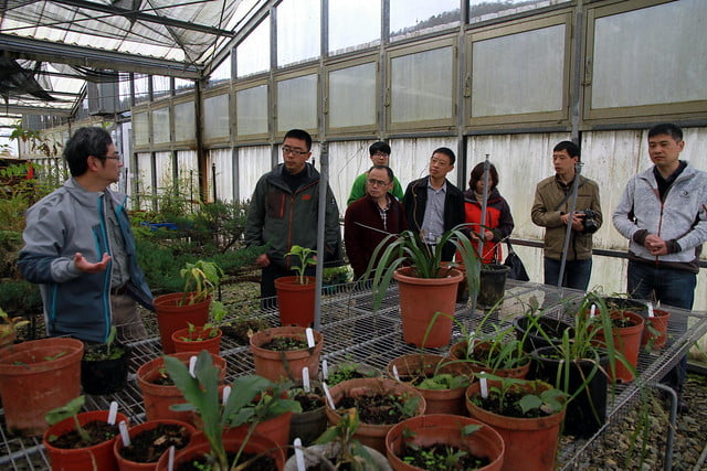 CI與四川保育官員參訪福山植物園-溫室-20160229-賴鵬智攝