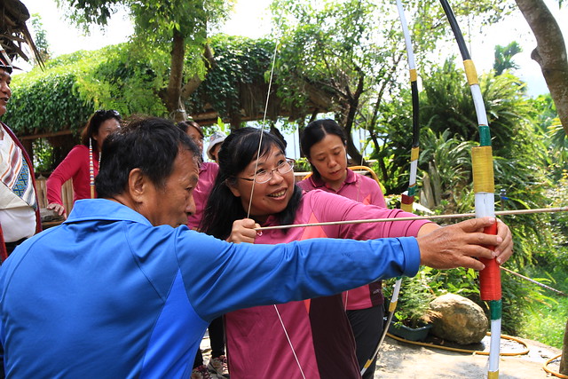 清水岩生態文創協會參訪南投丹大-潭南村獵人之家-射箭-20181002-賴鵬智攝-10