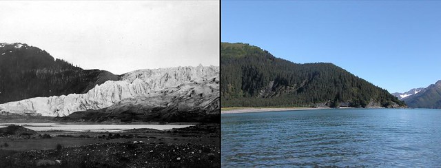 McCarty Glacier melt, Alaska-19090730-20040811-NASA