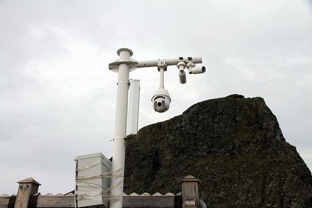 長白山天池西坡頂安全監控攝影機-20170625-賴鵬智攝