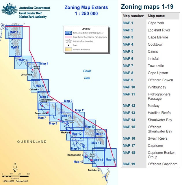 大堡礁海洋公園分區管制分區總圖-201304